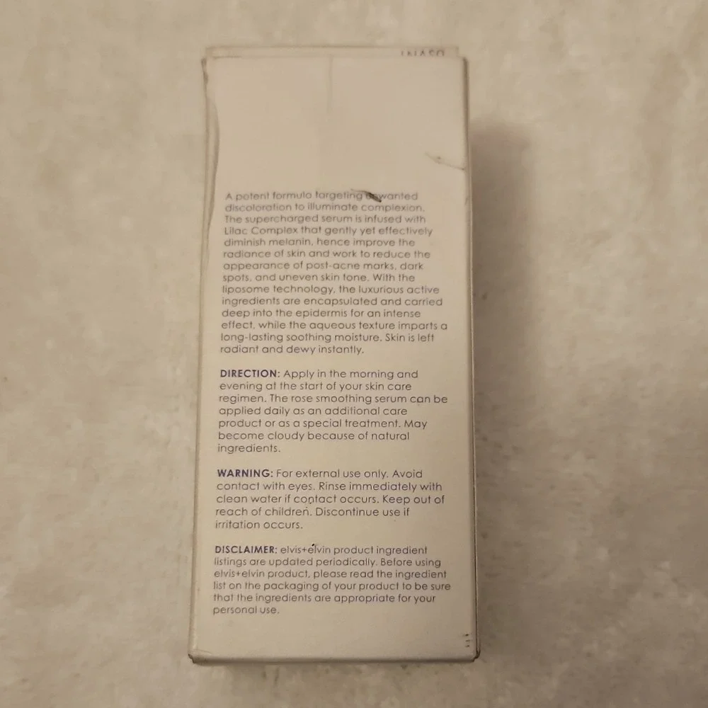 elvis+elvin‎ Lilac Serum I Niacinamide Radiance Hydration 2 fl. oz./60 ml